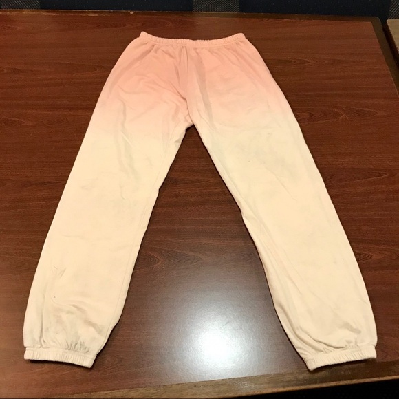 BCBGeneration Pink & White Ombré Joggers - Picture 2 of 6